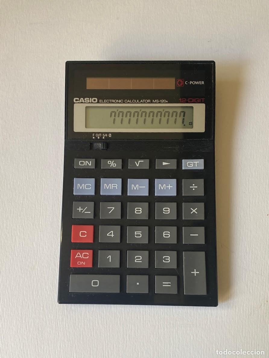 Segunda mano: Calculadora electronica solar CASIO MS-120A - Foto 1