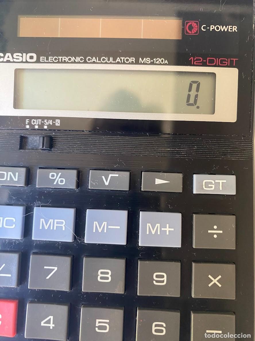 Segunda mano: Calculadora electronica solar CASIO MS-120A - Foto 2
