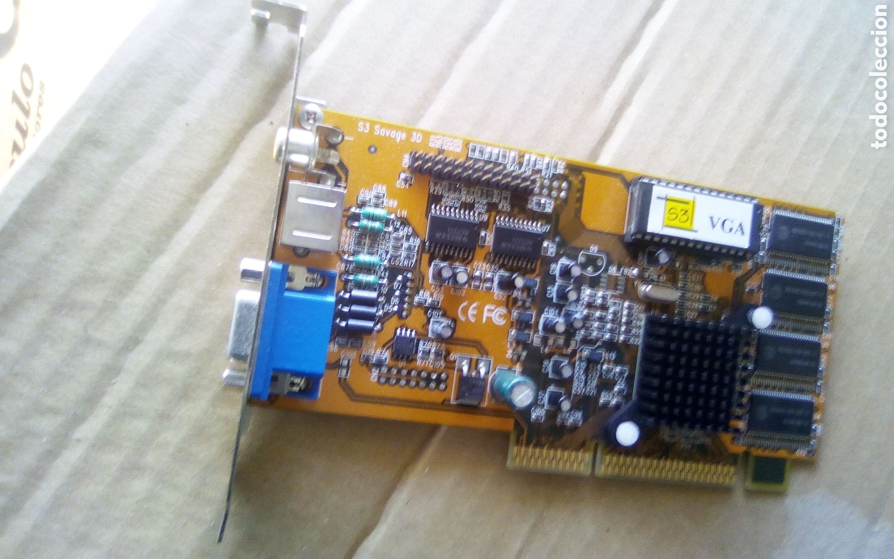 Segunda Mano: Tarjeta gr&aacute;fica VGA. S3 Savaje 3D. 8 M SDRAM. Conexi&oacute;n AGP. 9948 CM-1 94V-0.
