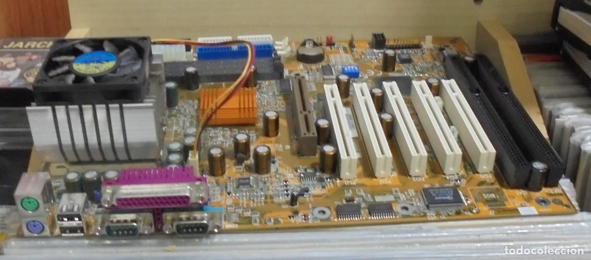 Segunda Mano: Placa base Gigabyte GA-7IXE4 m&aacute;s procesador AMD K7 Athlon