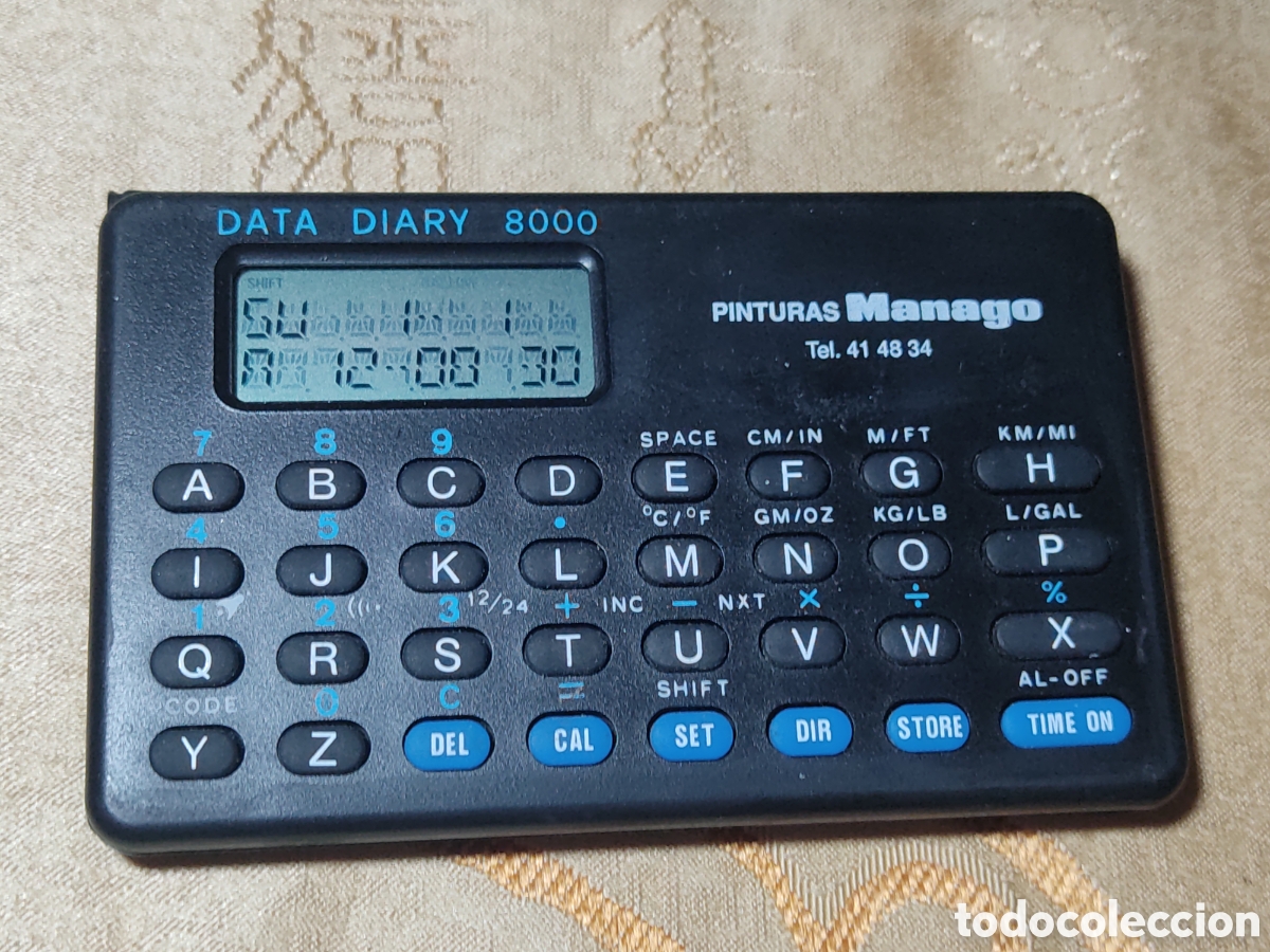 Segunda Mano: Agenda personal Data Diary 8000