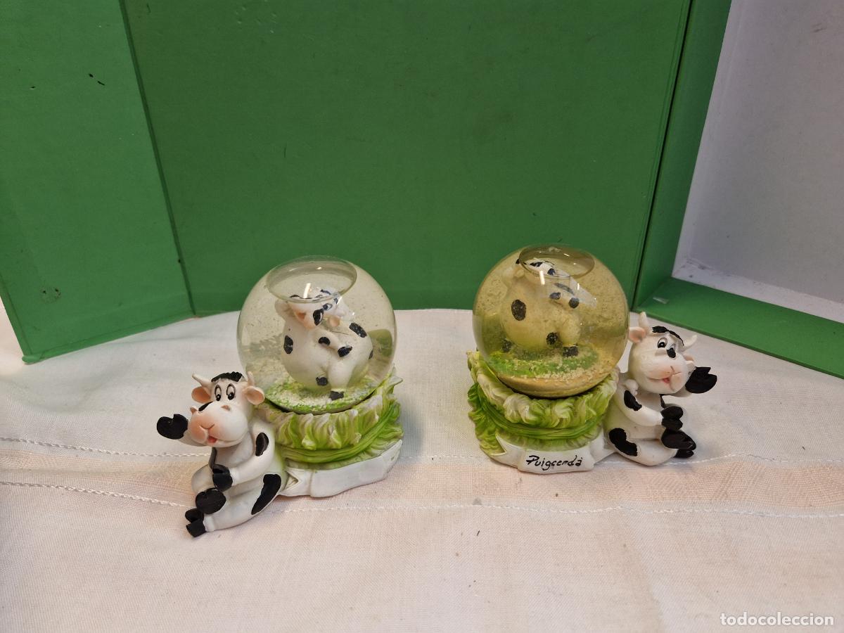 Segunda Mano: BONITAS BURBUJAS DECORATIVAS DE VACAS.