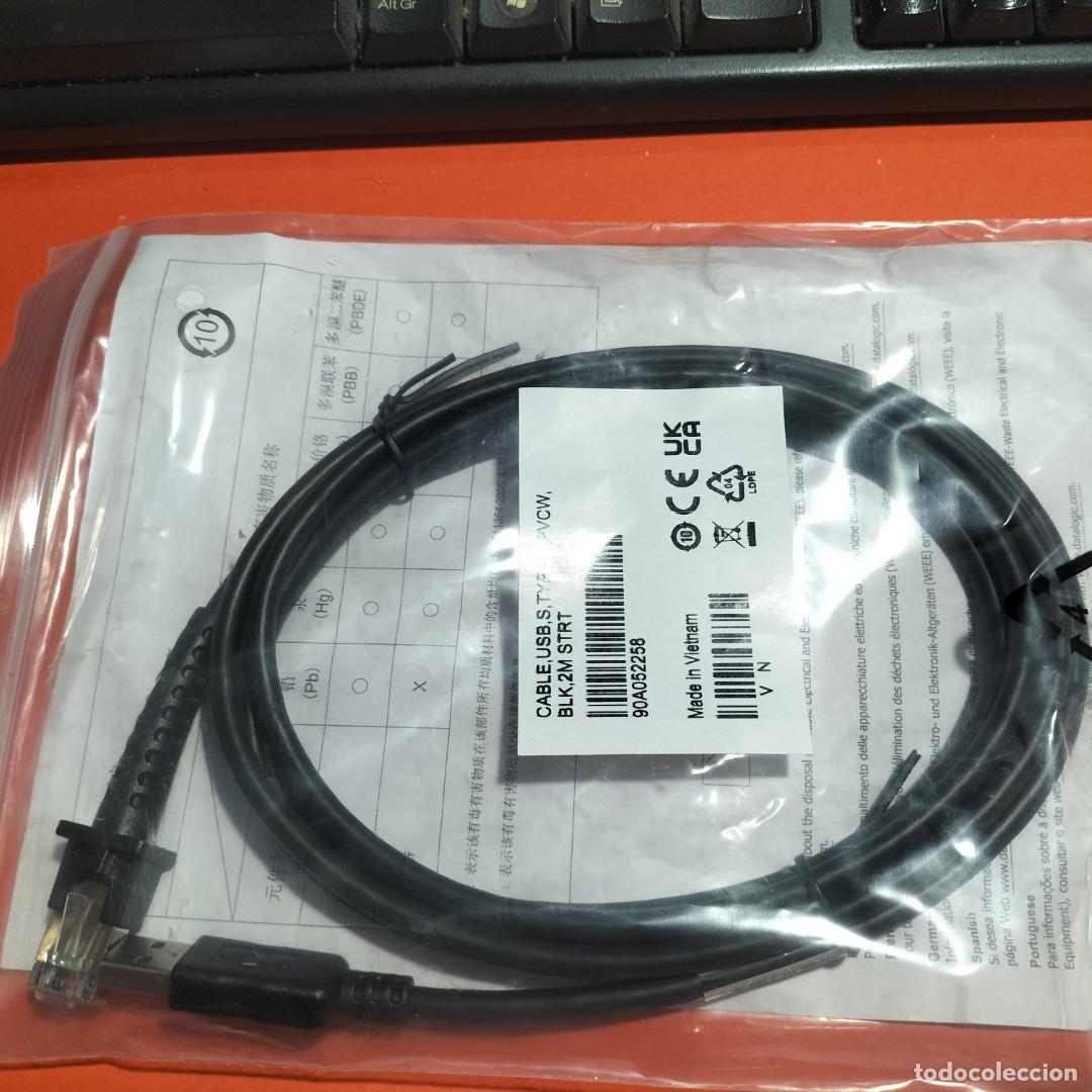 Segunda Mano: 001437INF-cable USB .S.Tipe A, pvcw - Datalogic - 2 metros
