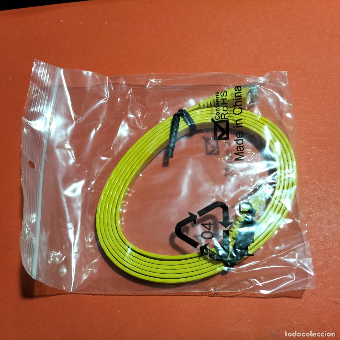 Segunda Mano: 001438INF-Cable red amarillo plano - categoria 5e