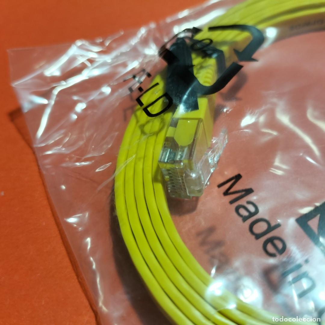 Segunda mano: 001438INF-Cable red amarillo plano - categoria 5e - Foto 2