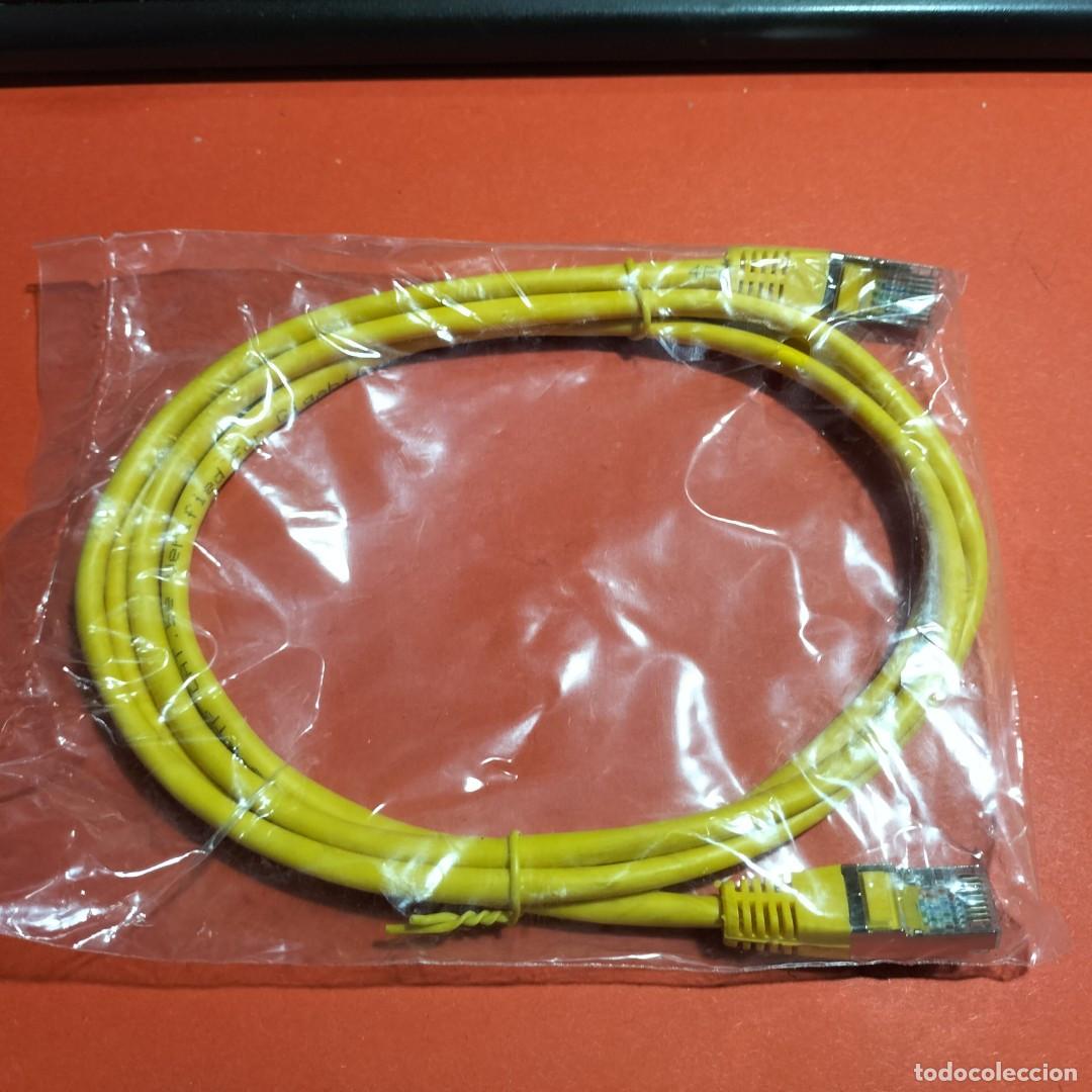 Segunda Mano: 001439INF-Cable red amarillo Gigabit ethernet - categoria 5e