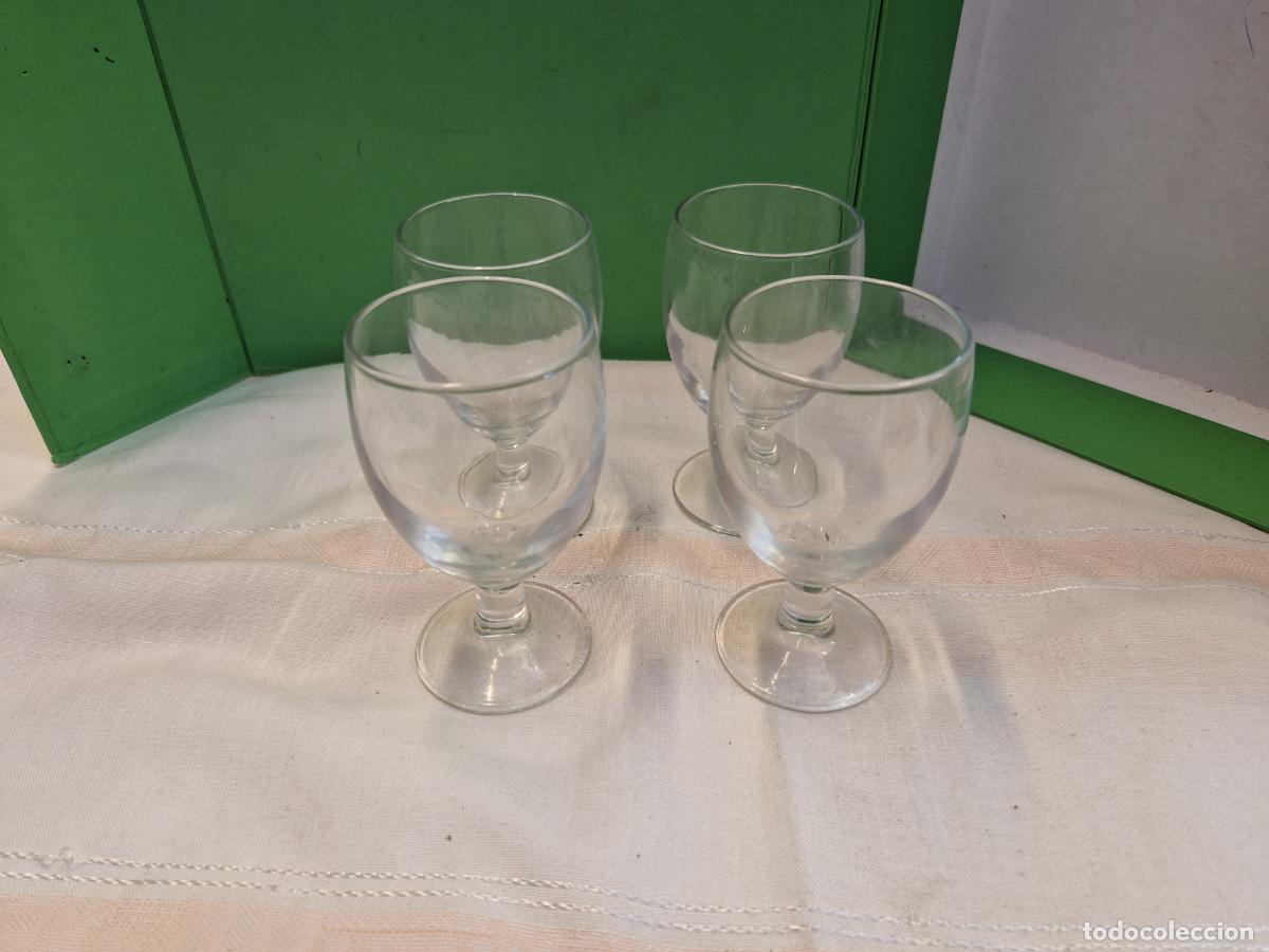Segunda Mano: 4 BONITAS COPAS DE CRISTAL DIFERENTES TAMA&Ntilde;OS.