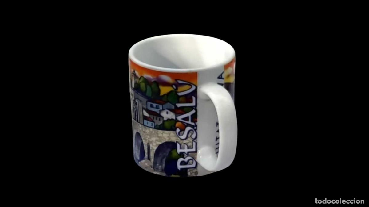 Second-Hand: TAZA DE PORCELANA - ILUSTRACI&Oacute;N CIUDAD MEDIEVAL DE BESAL&Uacute; - PUENTE ROM&Aacute;NICO - VINTAGE