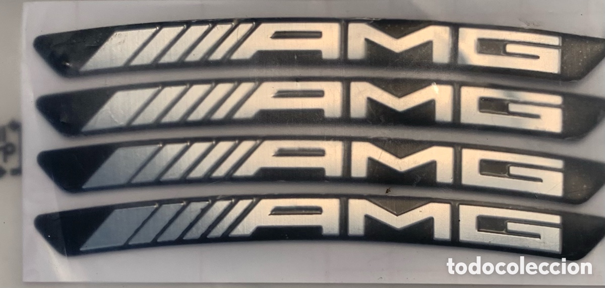 Segunda Mano: 4 Placas AMG Rueda 10X1 Ctms