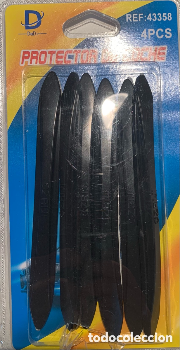 Segunda Mano: 1 Paquete 7 Protectores Golpes Parachoques Delantero y Trasero Goma 15X1,5 Ctms