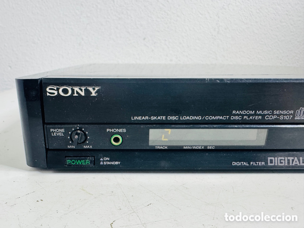 Segunda mano: Sony CDP S107 CD Digital Compact Disc Player 20 Bits 1989 No Funciona - Foto 3