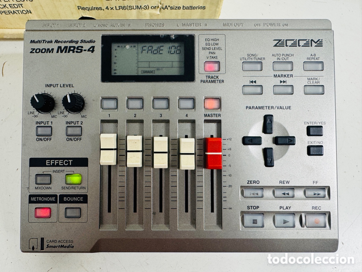 Segunda Mano: Zoom MRS-4 Multi-Track Recording Studio Recorder Completo En Caja