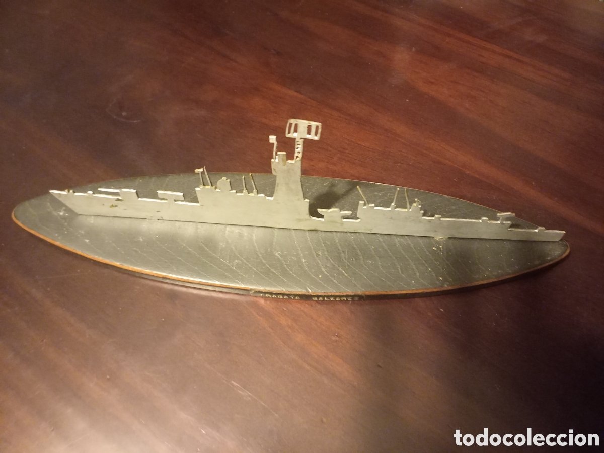 Segunda Mano: Perfil met&aacute;lico fragata Baleares. Barco. Buque. Armada. Naval
