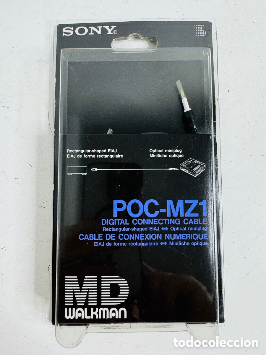 Segunda Mano: Sony POC-MZ1 Optical Digital Cable For Minidisc Walkman Model MD MZ-1 MD MZ-R50