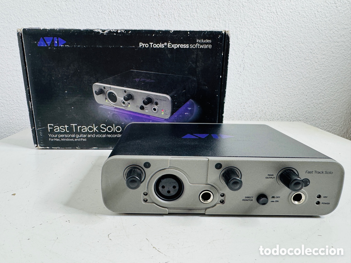 Segunda mano: Avid Fast Track Solo Audio Interface - Foto 1