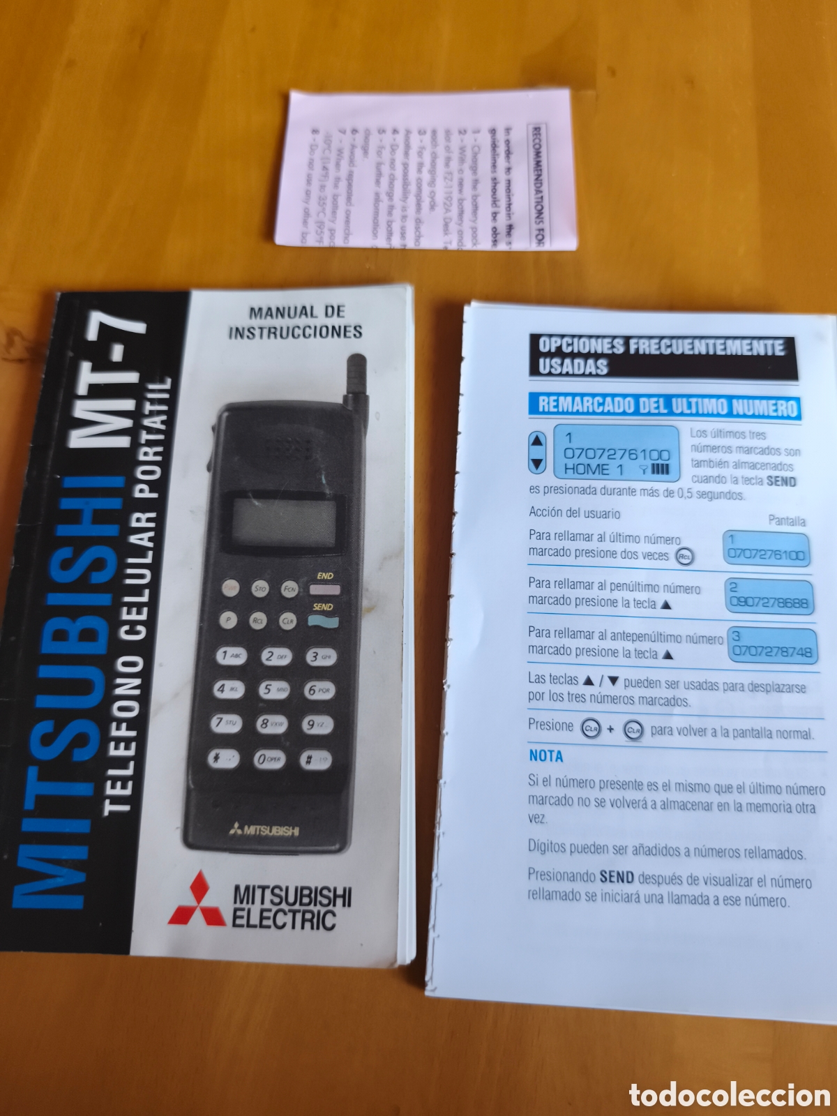 Segunda mano: Tel&eacute;fono Mitsubishi MT-7, anal&oacute;gico - Foto 7