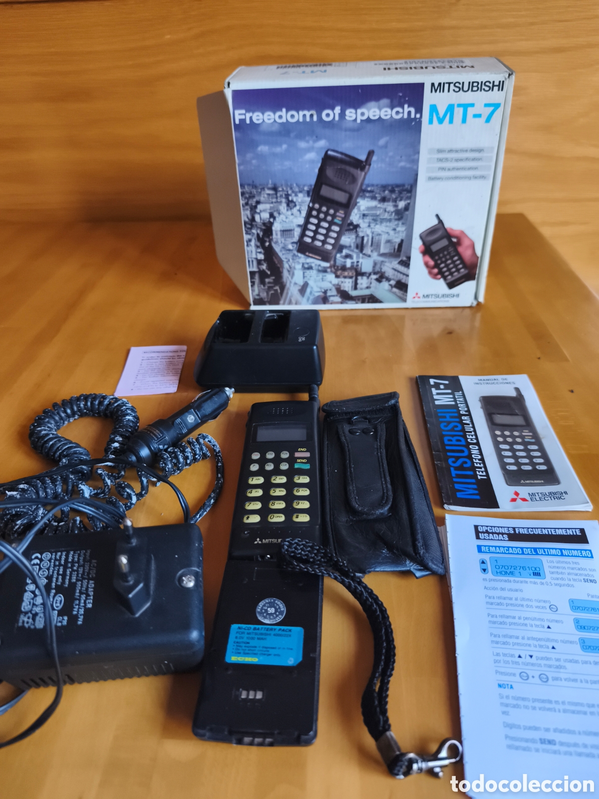 Segunda mano: Tel&eacute;fono Mitsubishi MT-7, anal&oacute;gico - Foto 3