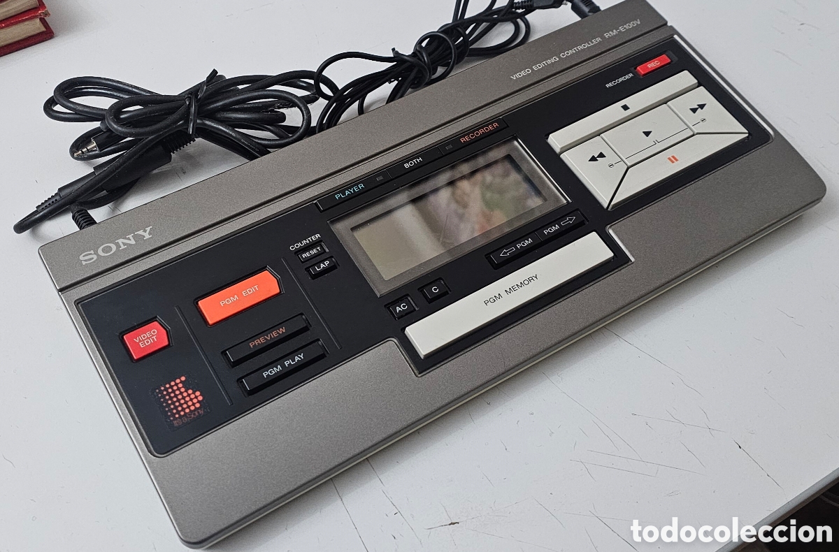Segunda Mano: VIDEO EDITOR SONY RM-E100V PARA VIDEO 8 GRABADORAS Y VHS