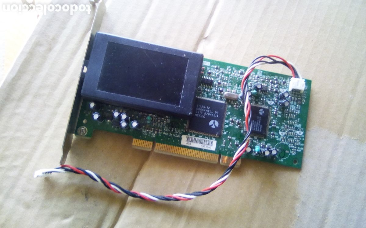 Segunda Mano: Tarjeta modem para ordenadores antiguos. Rockwell '97. KIGT441RPCI. Conexi&oacute;n slot PCI.