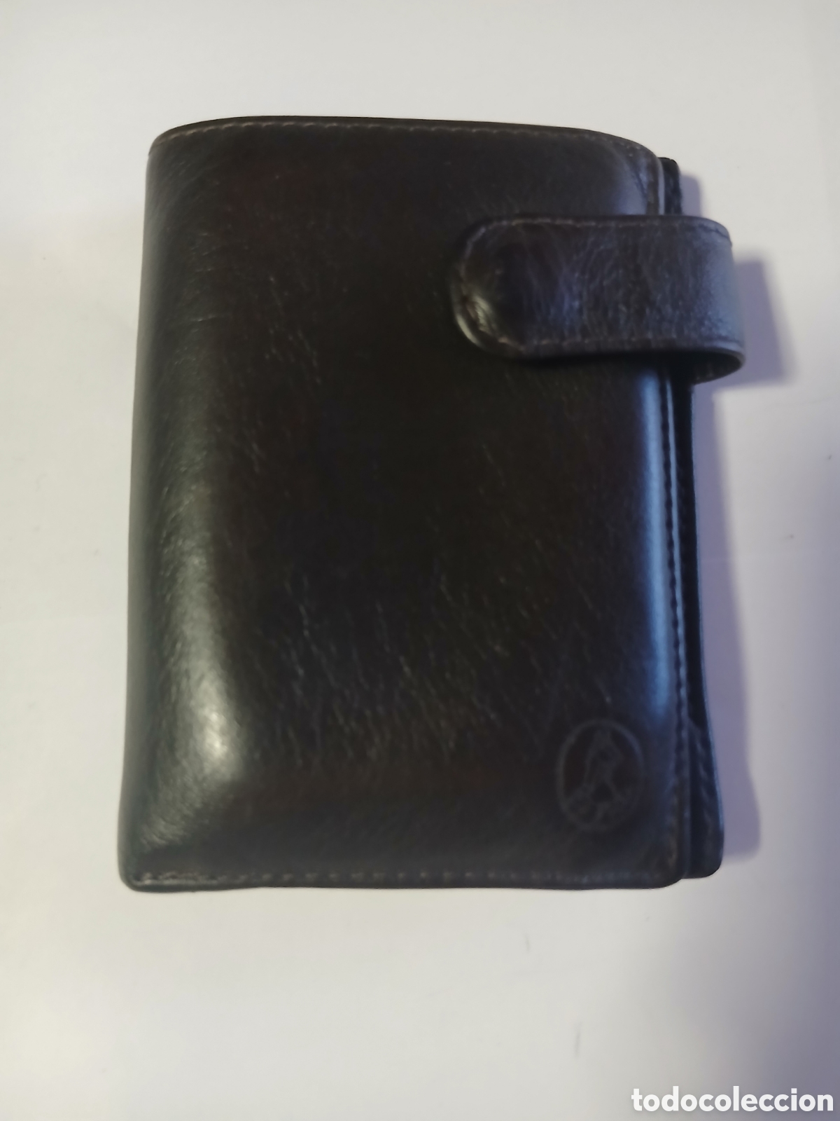 Segunda mano: Cartera/Billetera de Cuero con monedero y varios compartimientos - Foto 1