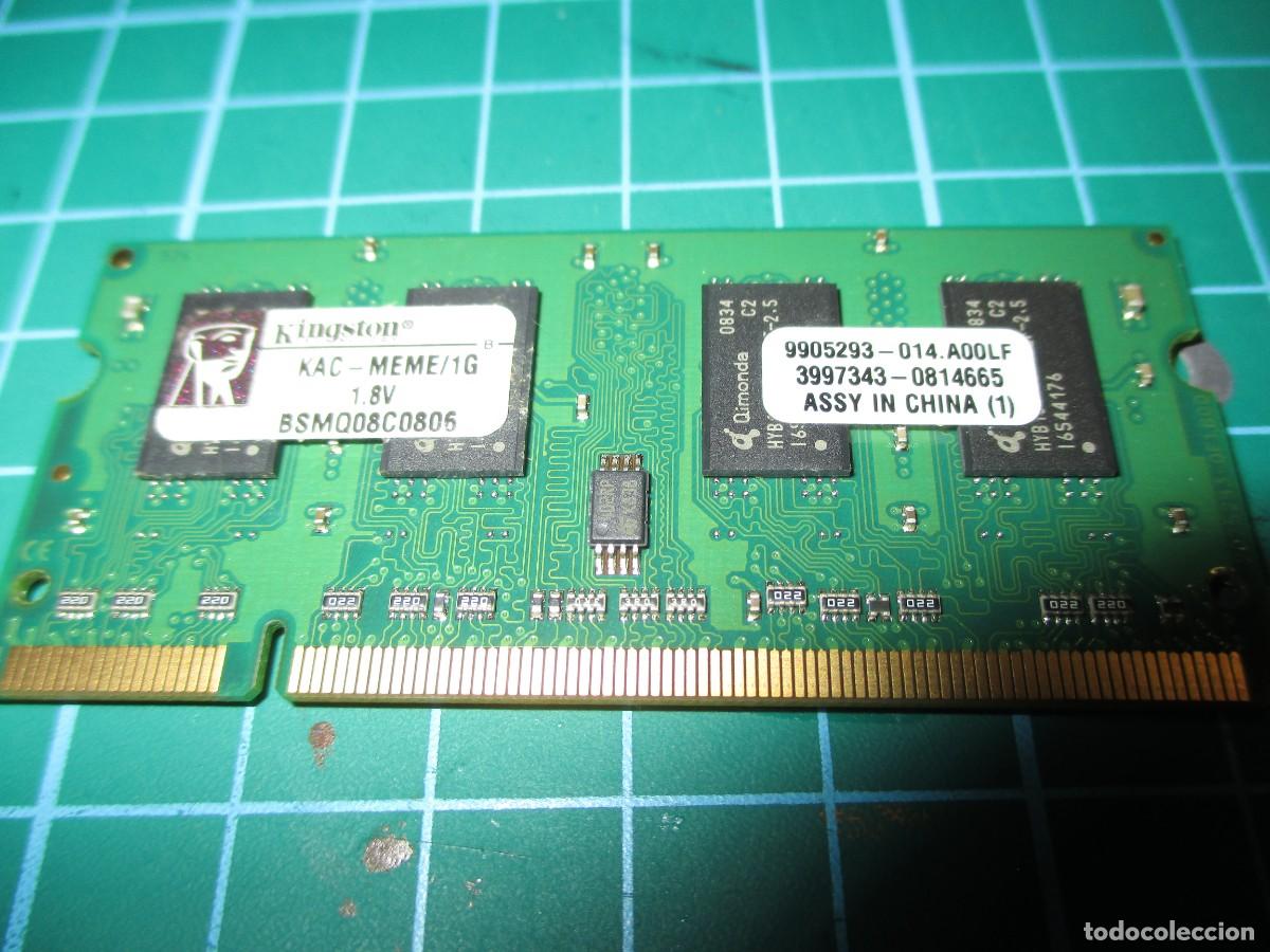 Segunda Mano: 542- Memoria RAM Kingston 1GB DDR2 Laptop KAC-MEME/1G (Caja Original)