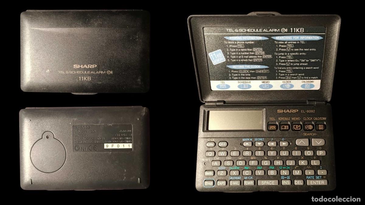 Segunda Mano: AGENDA ELECTR&Oacute;NICA SHARP EL-6092 . A&Ntilde;O 1999 &middot; VINTAGE &middot; COLECCIONISTA