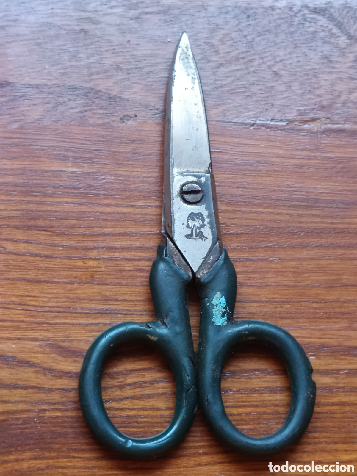 Segunda Mano: Tijeras con pl&aacute;stico instrumental electricidad vintage