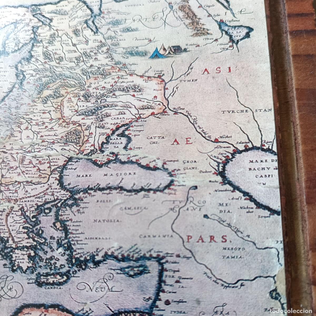 Segunda mano: COFRE MADERA CON MAPA EUROPA - Foto 6