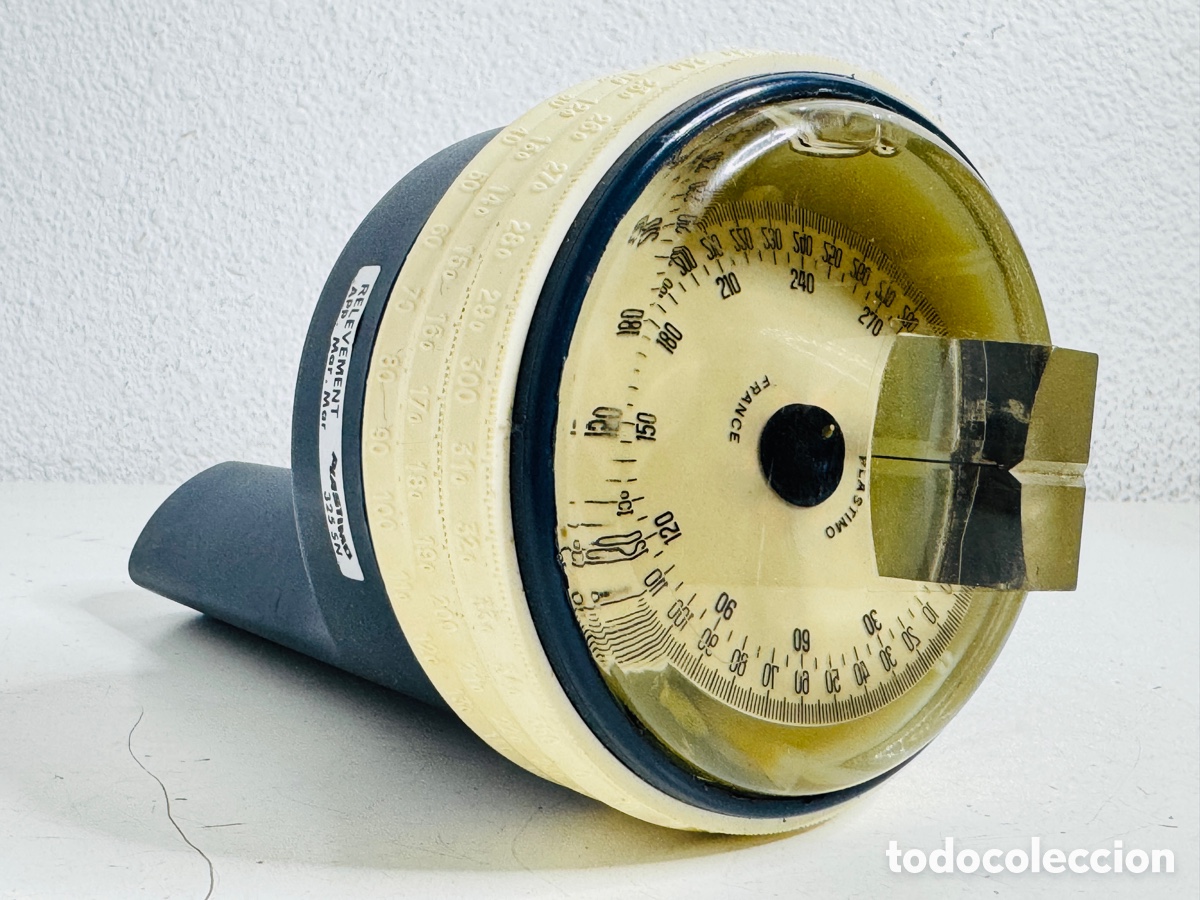 Segunda Mano: Rare Vintage Plastimo PLA0090 Hand Bearing Compass Gray Made in France Br&uacute;jula