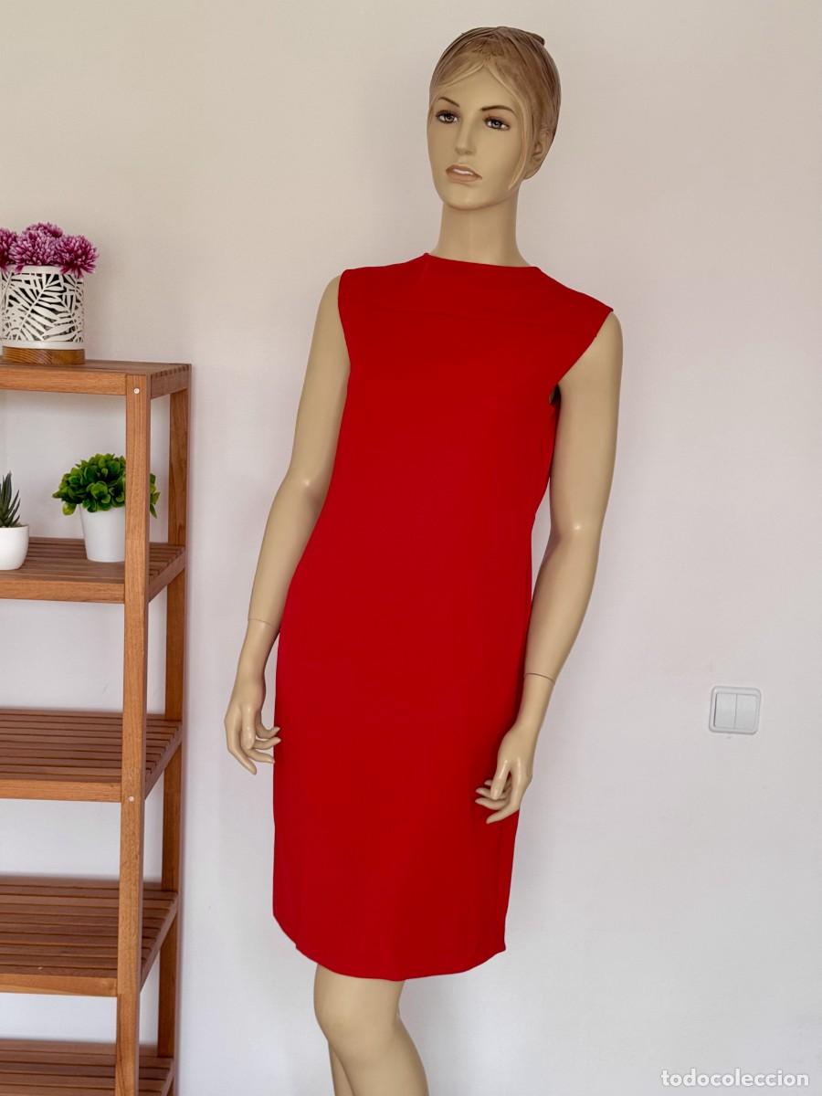 Segunda Mano: Carolina Herrera 4 XS S Vestido Rojo ORIGINAL env&iacute;o econ&oacute;mico