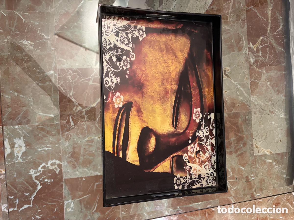 Segunda mano: Bandeja Buda 35 x 41 cm - Foto 2