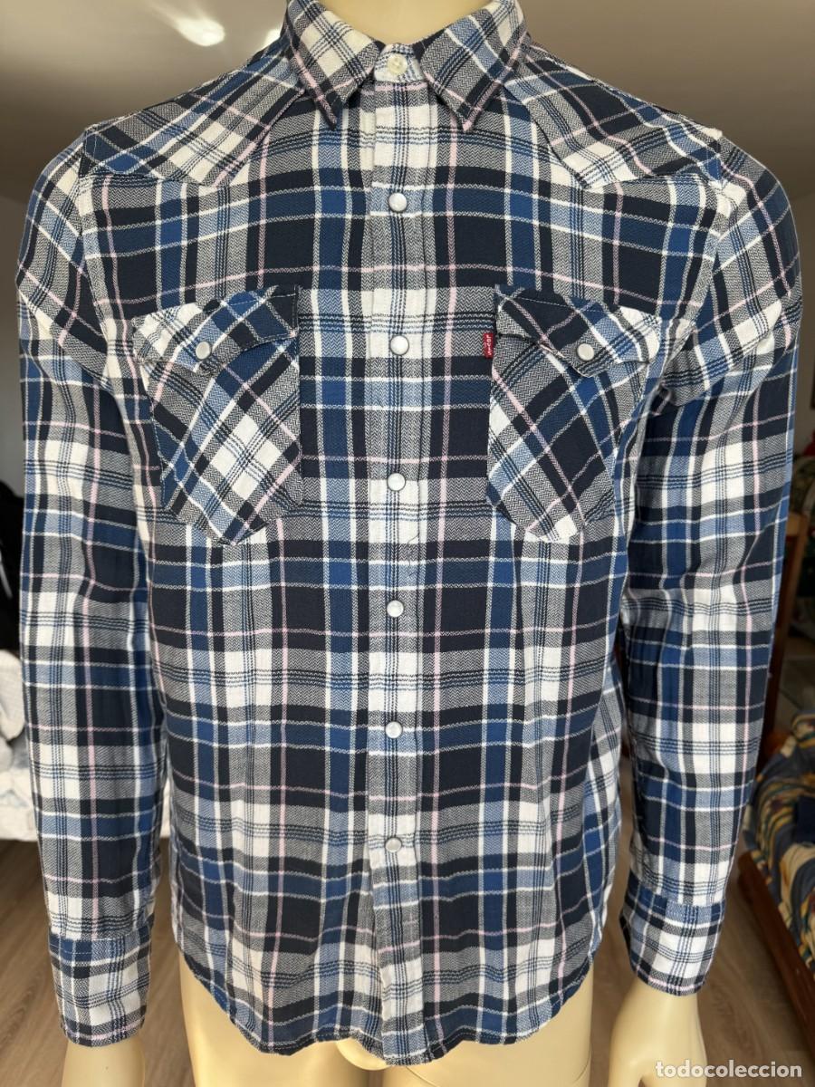 Segunda Mano: Levis M Camisa Azul Original ORIGINAL env&iacute;o econ&oacute;mico