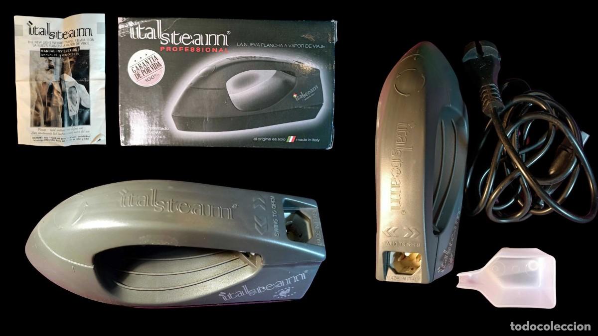 Seconda Mano: PLANCHA VAPOR DE VIAJE ITALSTEAM PROFESSIONAL - MADE IN ITALY - SET COMPLETO CON CAJA Y MANUAL