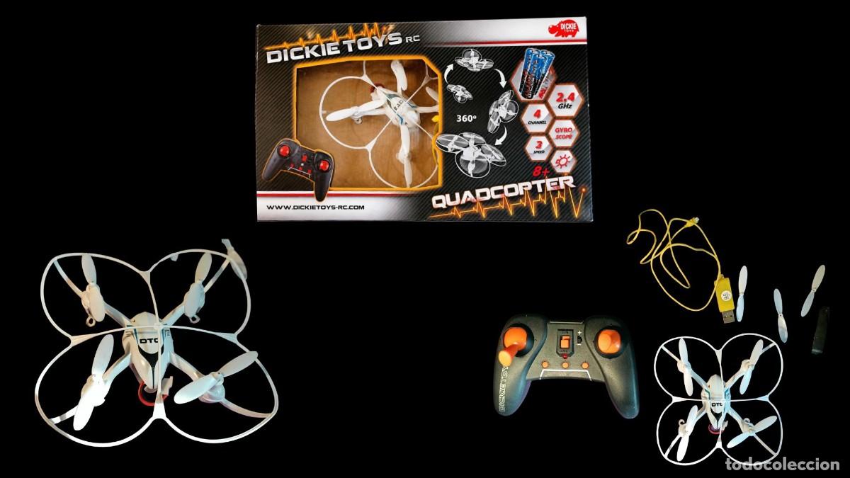 Second-Hand: DRON QUADC&Oacute;PTERO DICKIE TOYS RC - 2.4 GHz - 4 CANALES - GIROSCOPIO - SET COMPLETO - 2016 - PARA VOLA