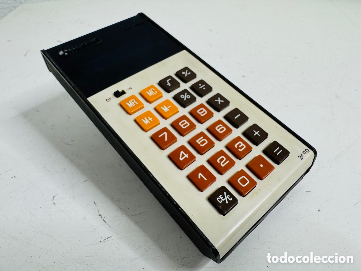 Segunda mano: Vintage Rockwell 24RD Green LED Display Electronic Calculator - Foto 4