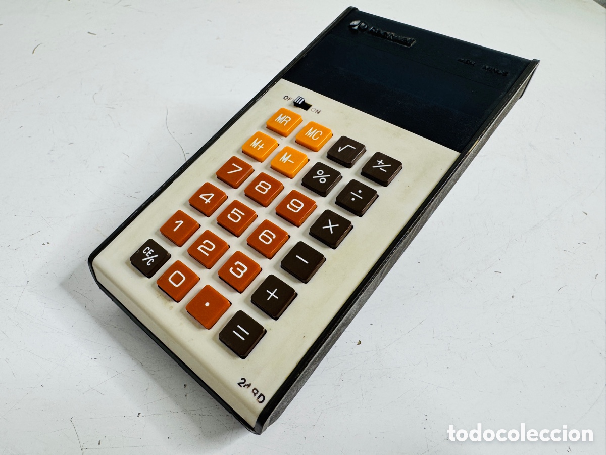 Segunda mano: Vintage Rockwell 24RD Green LED Display Electronic Calculator - Foto 9