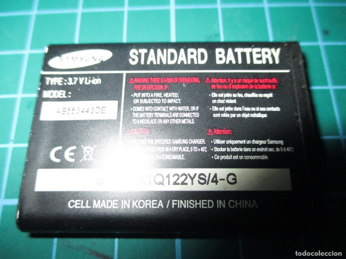 Segunda Mano: 557- Bater&iacute;a Original Samsung AB553443DE (3.7V Li-ion) &ndash; Estado Excelente
