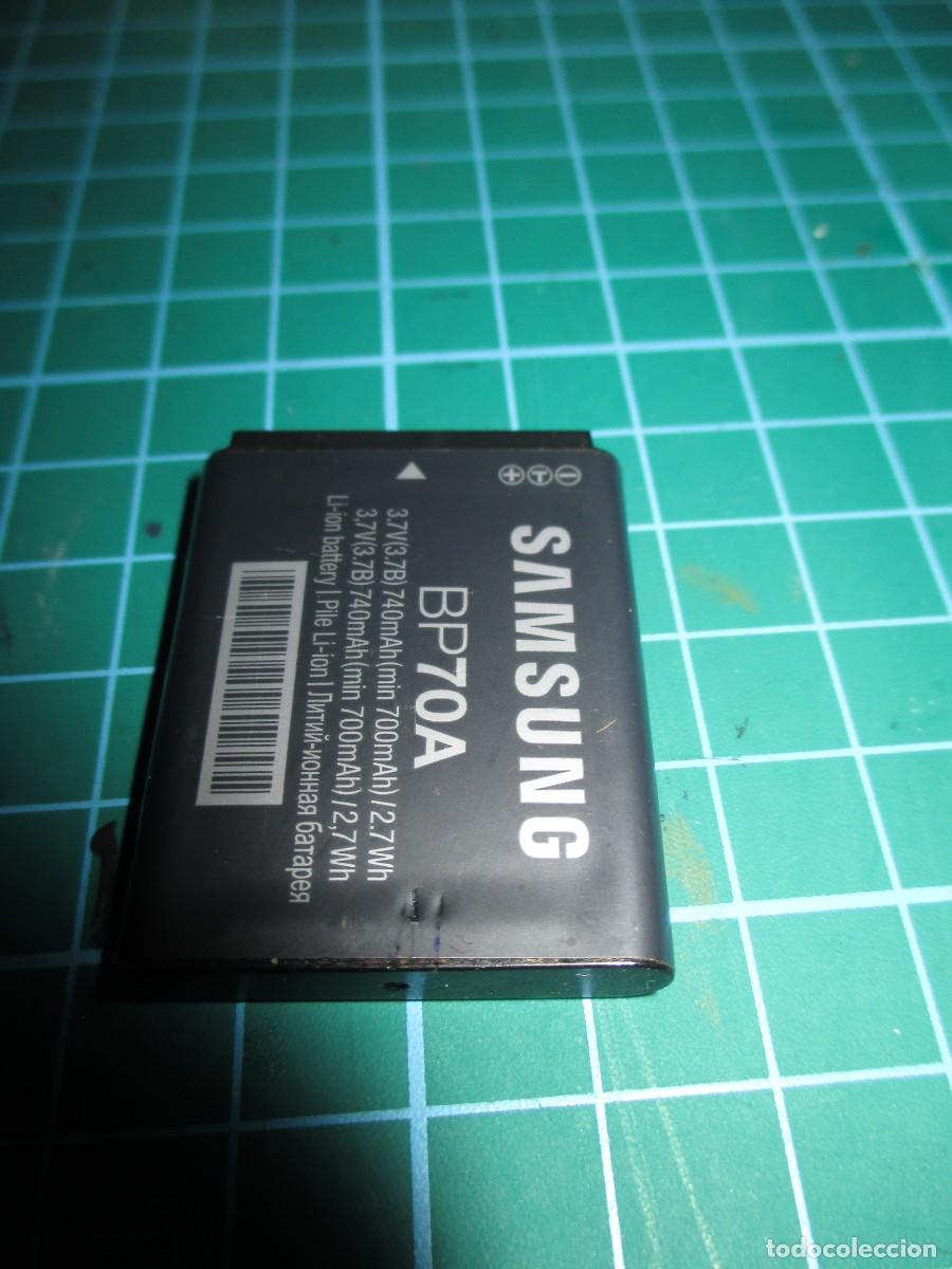 Segunda Mano: 556- Bater&iacute;a Original Samsung BP70A para C&aacute;mara Digital &ndash; Excelente Estado