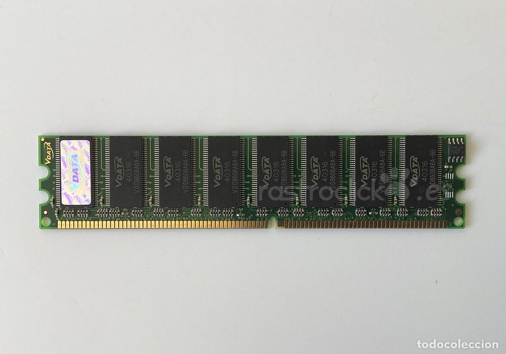 Segunda mano: M&oacute;dulo de memoria DDR VData 256MB MDGVD4F3G31LB1CZ4 - Foto 2
