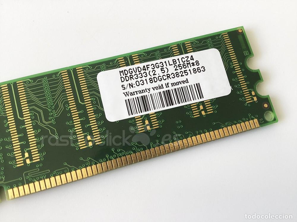 Segunda mano: M&oacute;dulo de memoria DDR VData 256MB MDGVD4F3G31LB1CZ4 - Foto 3