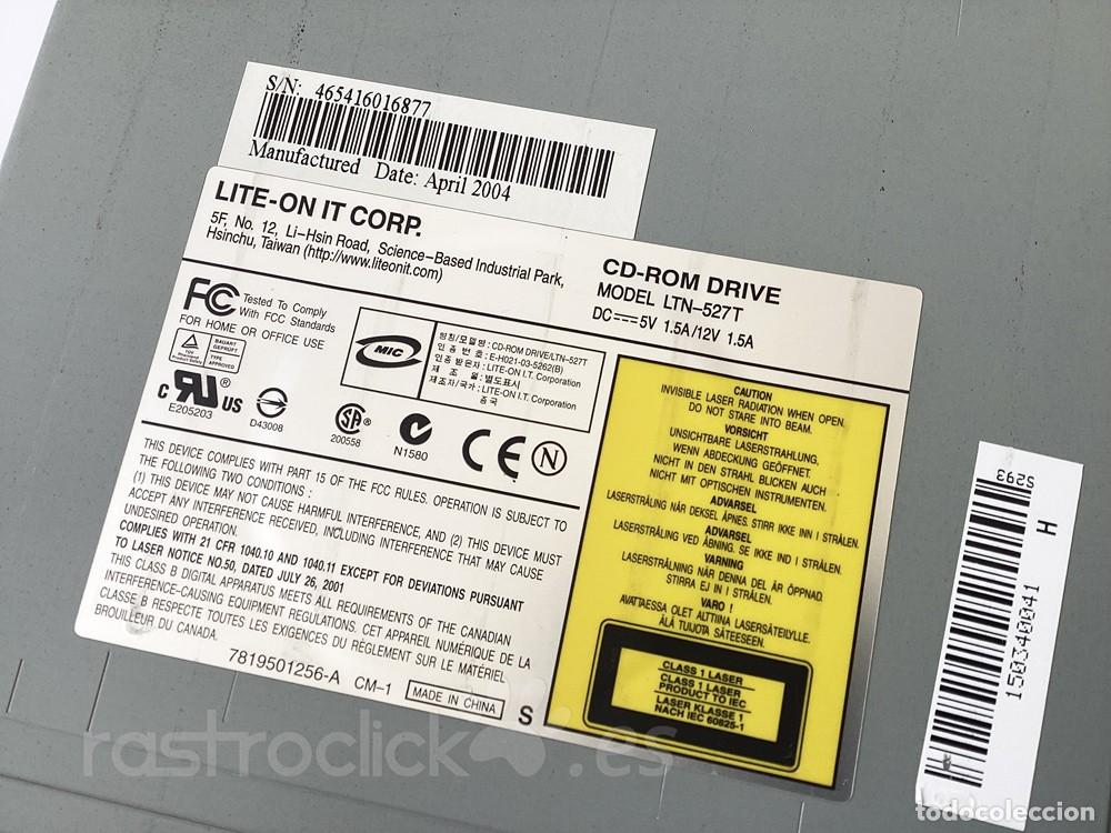 Segunda mano: Unidad de CD-ROM IDE Lite-ON LTN-527T - Foto 3