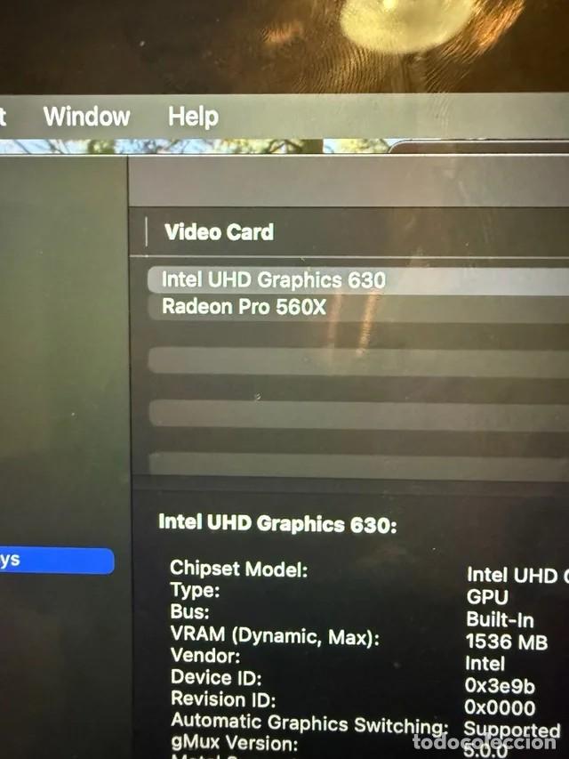 Segunda mano: Macbook Pro 15&rdquo; 2018 Plata ORIGINAL env&iacute;o econ&oacute;mico - Foto 5