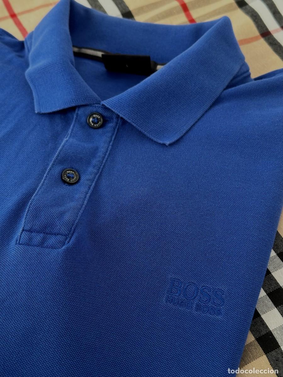 Segunda Mano: Hugo Boss L Polo Azul ORIGINAL env&iacute;o econ&oacute;mico