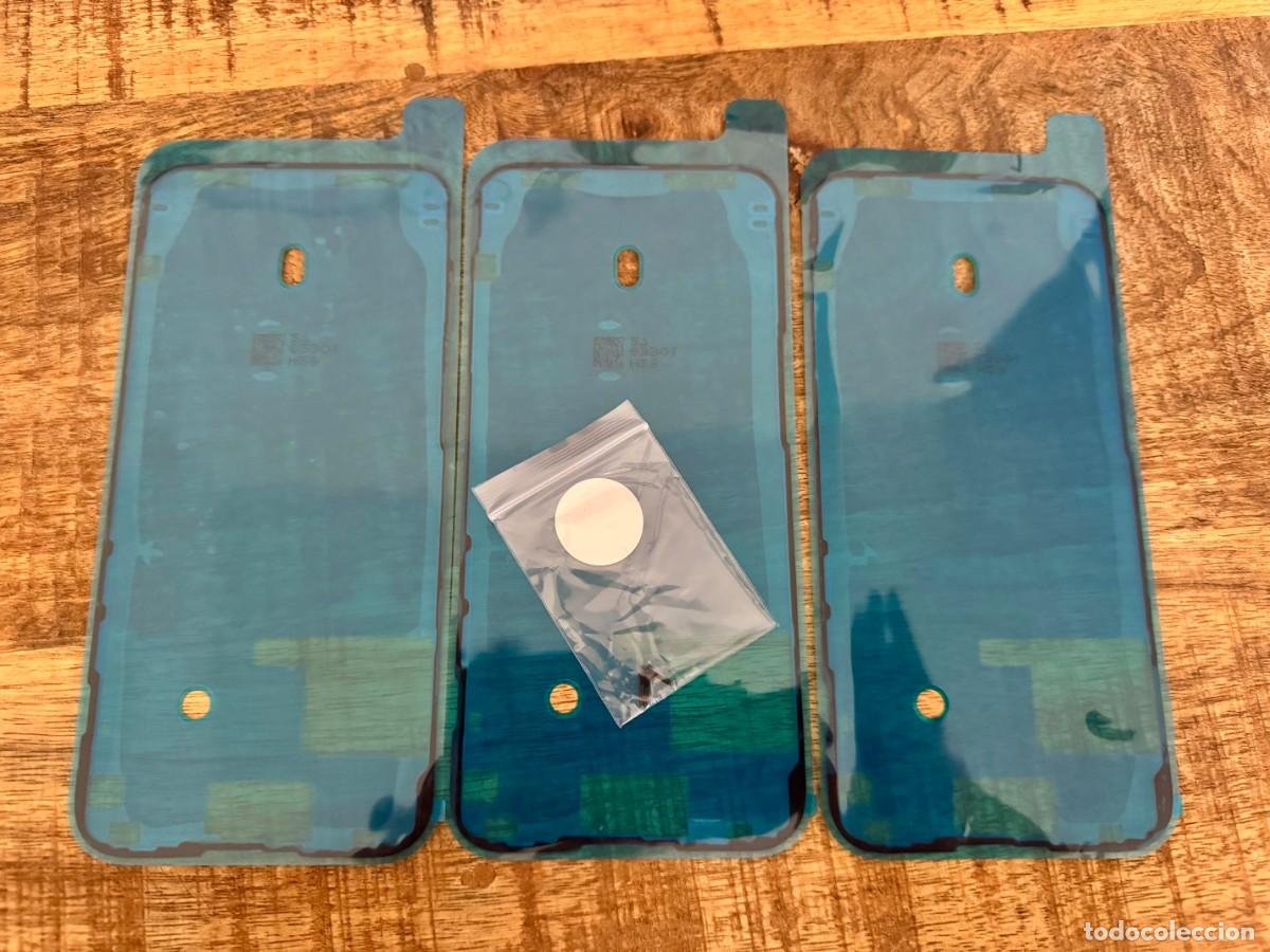 Segunda Mano: Sellos adhesivo pantalla iphone 14 pro max ORIGINAL env&iacute;o econ&oacute;mico