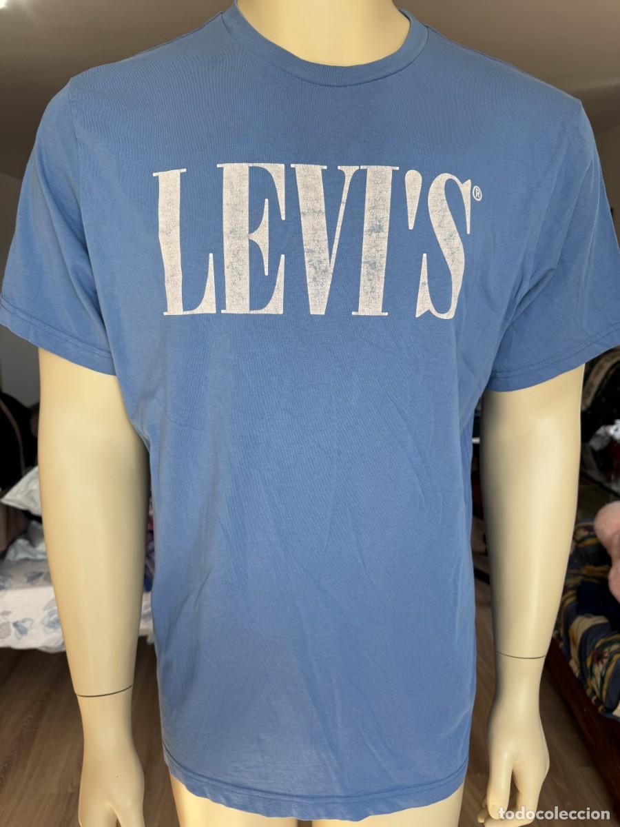 Segunda Mano: Levis Camiseta L Azul ORIGINAL env&iacute;o econ&oacute;mico