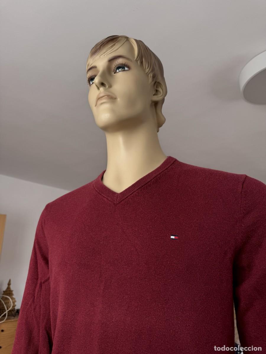 Segunda Mano: Tommy Hilfiger M Jersey Rojo Cashmere ORIGINAL env&iacute;o econ&oacute;mico