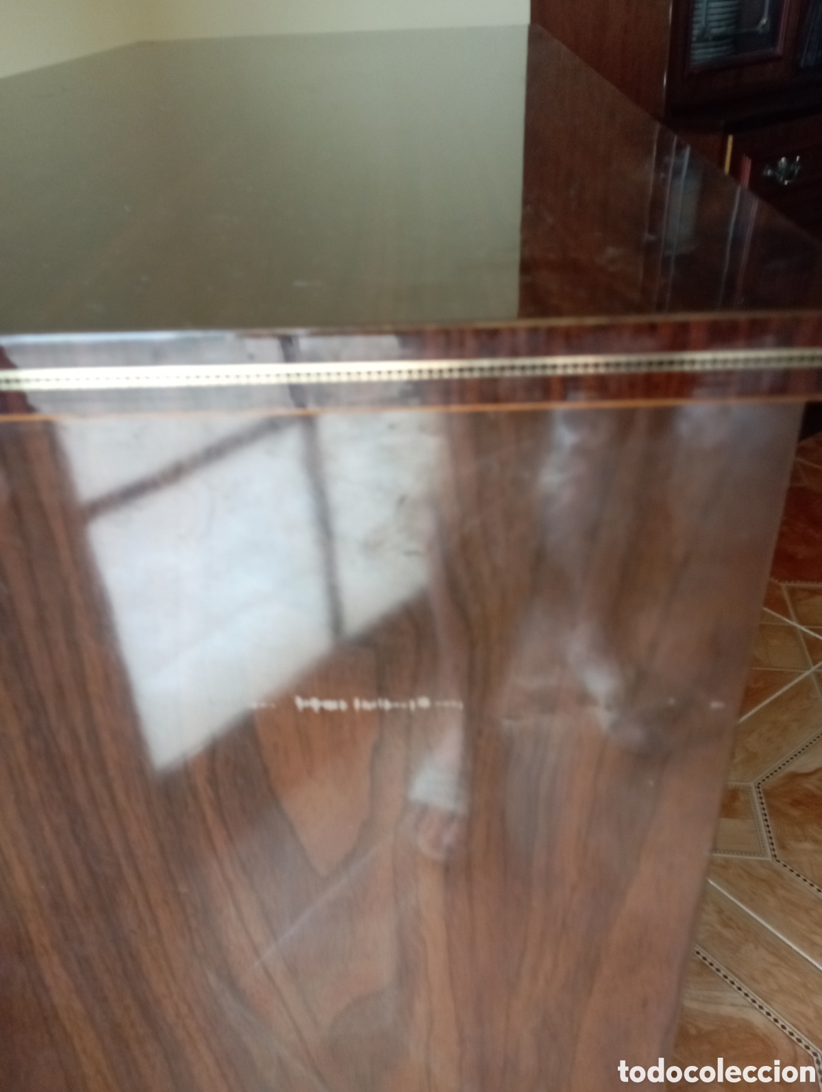 Segunda mano: Mueble bar estilo cl&aacute;sico marr&oacute;n oscuro - Foto 4