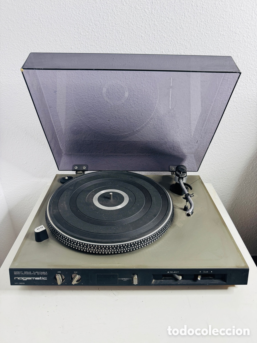 Segunda Mano: Nogamatic MP-3200 Direct Drive Turntable Incompleto Para Restaurar Hifi Vintage