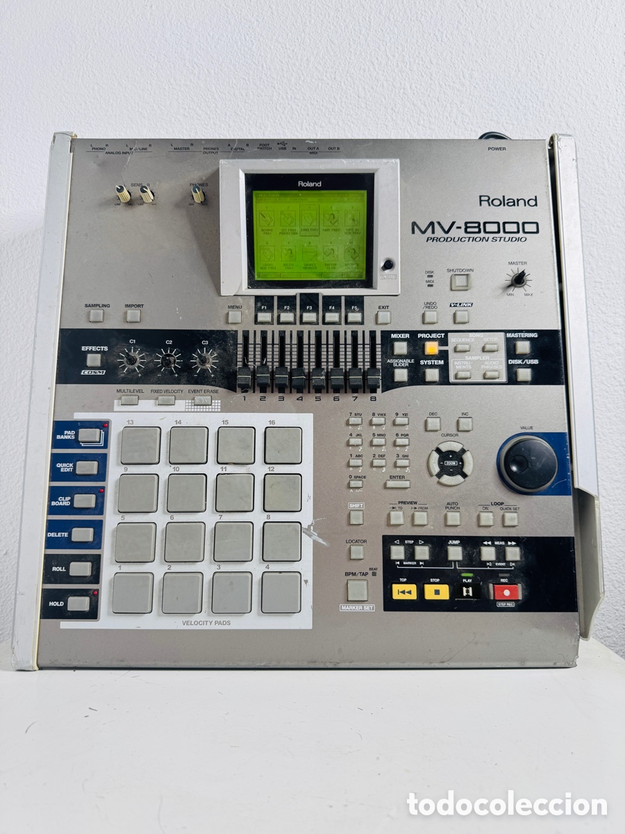 Segunda Mano: Roland MV-8000 Production Studio Sampler MIDI Sequencer Workstation Solo Piezas
