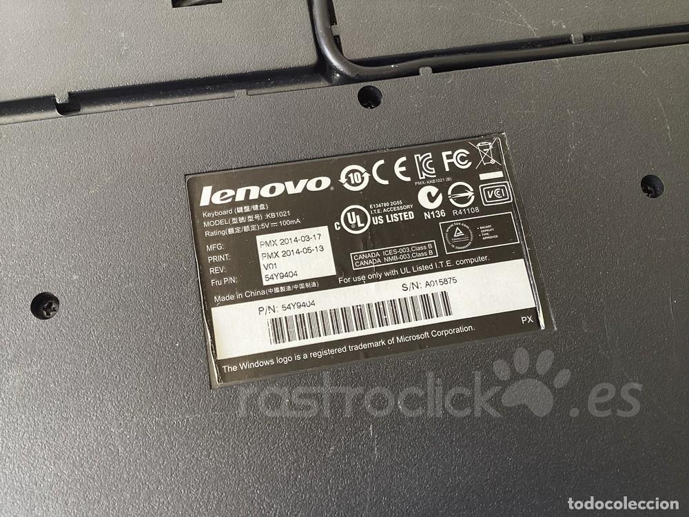 Segunda mano: Teclado Lenovo KB1021 (US Layout) - Foto 5
